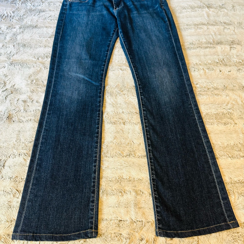 Ag Adriano Goldschmied Dark Blue Slim Boot Jeans